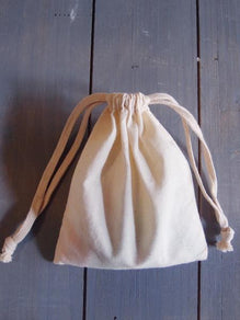 Muslin Bags with Cotton Drawstring