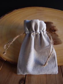Linen Bags with Jute Drawstrings (12 Pack)