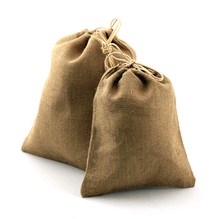 Jute Bags with Jute Strings (12 Pack)