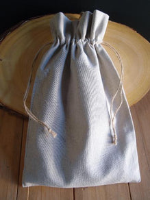 Linen Bags with Jute Drawstrings (12 Pack)
