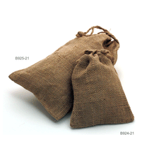 Jute Bags with Jute Strings (12 Pack)