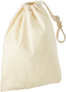 Muslin Bags with Cotton Drawstring