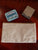 Burlap Flat Zipper Pouch 5.5"W x 4.5"H