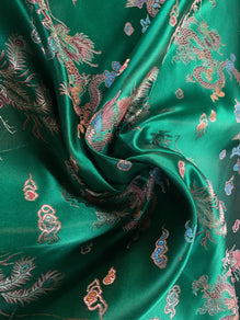Chinese Dragon Brocade Fabric
