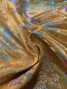 Chinese Dragon Brocade Fabric