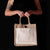 Jute Tote with Canvas Pocket