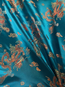 Chinese Dragon Brocade Fabric