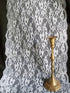 14" White Lace Ribbon - 10 Yards
