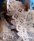 4" Ivory Lace Ribbon - 5 Yards