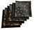 USA Made Paisley & Solid Black Bandanas 6 Pk 22