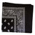 Black Paisley Bandana - 22