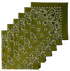Olive Paisley Bandanas - USA Made (6 Pk) 22" x 22"