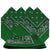 Green Paisley Bandanas (12 Pack) 22