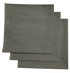 Made in the USA Solid Grey Bandanas 3 Pk, 22" x 22" Cotton