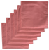 Made in the USA Solid Pink Bandanas 6 Pk, 22" x 22" Cotton