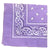 Lavender Paisley Bandana 22