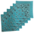 Light Blue Paisley Bandanas - USA Made (6 Pk) 22