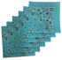 Light Blue Paisley Bandanas - USA Made (6 Pk) 22" x 22"