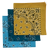 Light Blue, Mirage, Gold, USA Made Paisley Bandanas (3 Pk) 22