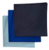 USA Made Solid Color Bandana3Pk Cotton Light Blue Royal Navy 22"