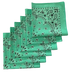 Mint Paisley Bandanas - USA Made (6 Pk) 22" x 22"