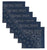Navy Paisley Bandanas - USA Made (6 Pk) 22