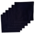 Made in the USA Solid Navy Bandanas 6 Pk, 22" x 22" Cotton