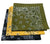 Olive, Gold, Black USA Made Paisley Bandanas (3 Pk) 22
