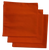 Made in the USA Solid Orange Bandanas 3 Pk, 22