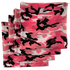 Made in the USA Pink Camo Bandanas (4 Pk) 22" x 22"
