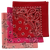 Pink, Hot Pink, Red USA Made Paisley Bandanas (3 Pk) 22