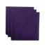 Made in the USA Solid Purple Bandanas 3 Pk, 22" x 22" Cotton