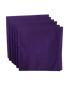 Made in the USA Solid Purple Bandanas 6 Pk, 22" x 22" Cotton