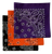 Purple, Orange, and Black USA Made Paisley Bandanas (3 Pk) 22