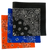 Royal Blue, Orange, & Black USA Made Paisley Bandanas (3 Pk) 22