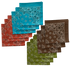 USA Made Paisley Bandanas 12 Pk Turquoise Terra Brown Olive 22"
