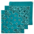 Turquoise Paisley Bandana - Made In The USA (3 Pk) 22