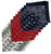 USA Made Paisley Bandanas 12 Pack White, Red, Navy 22